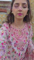 MAK Fashion Lawn Embroidered Stitched 3-Piece Suit-Rose Blend