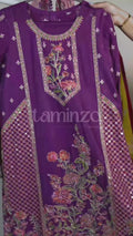 Fatima Hussain Lawn Embroidered Unstitched 3-Piece Suit-Reem