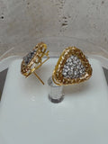 Orya Jewellery Stud Earrings-White