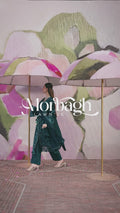 Green-Mahnur Morbagh Luxury Lawn'26 Embroidered Unstitched 3-Piece Suit-M-04