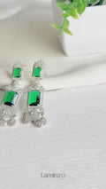 H&A Jewellery One Carat Silver Rhodium Plated Earrings