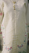 White-Mahnur Morbagh Luxury Lawn'26 Embroidered Unstitched 3-Piece Suit-M-03