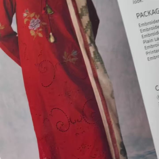 COCO by Zara Shahjahan Lawn'26 Embroidered Unstitched 3-Piece Suit-Sune-10A
