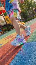 Blue White and Pink-Mum n Bub Joggers-Jog Dino Light