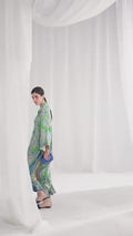 Binilyas Silk Digital Printed Co-Ord Set-30091