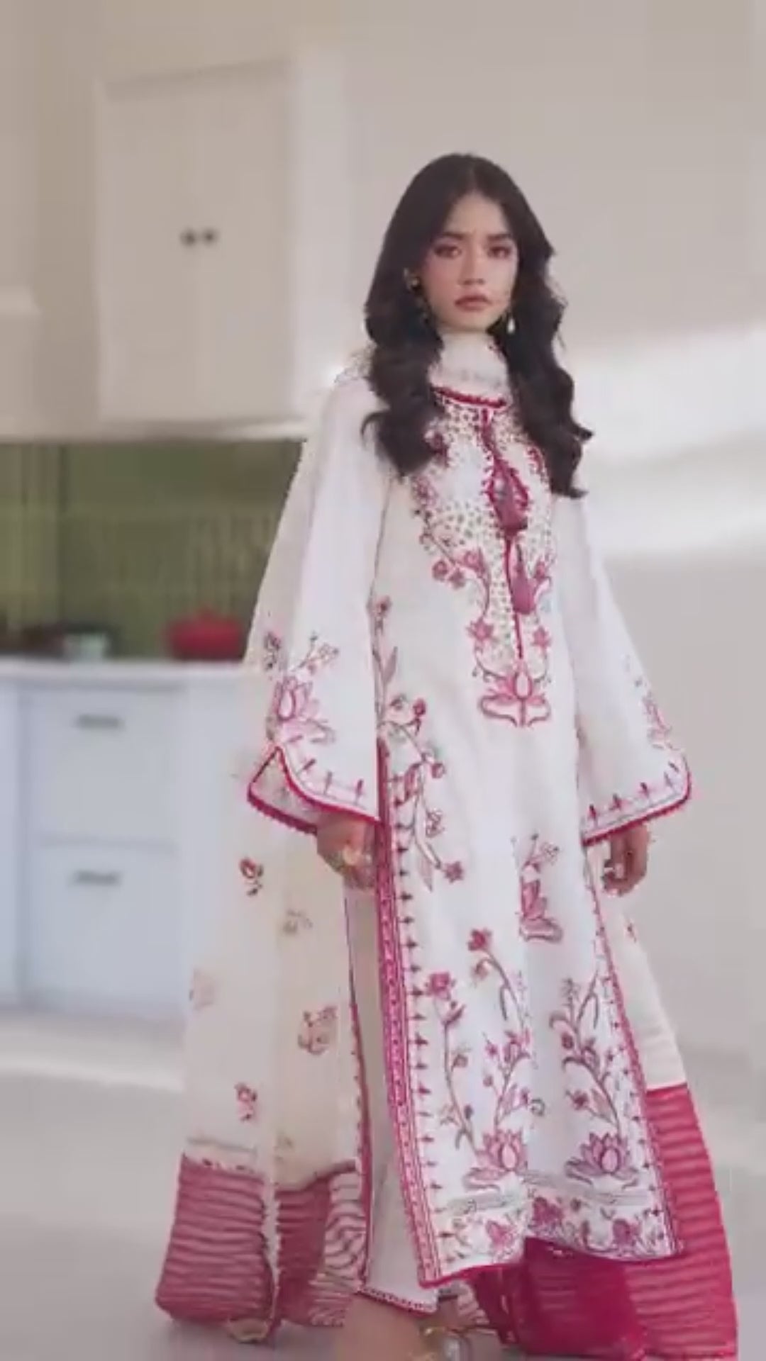 Mahnur Sera Pret'26 Jacquard Lawn Embroidered Stitched 3-Piece Suit-SP-05