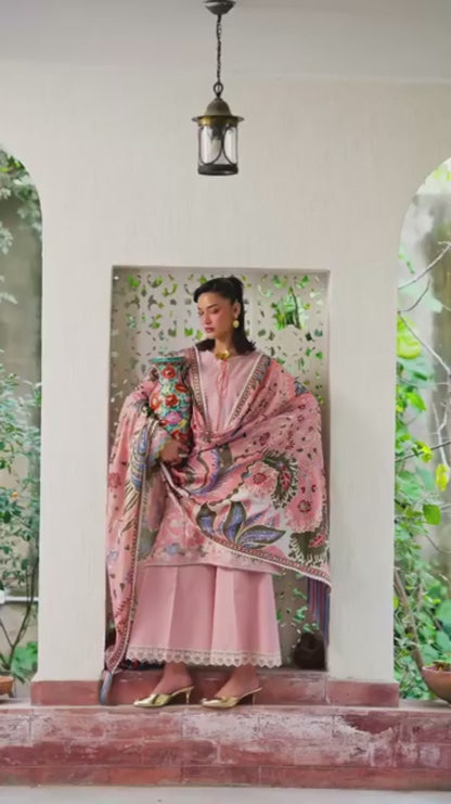 Binilyas Lumina Summer Lawn Embroidered Unstitched 3-Piece Suit-L71-A