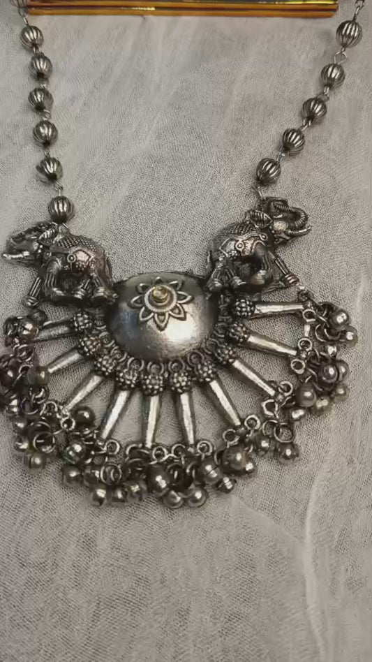 Durwaj's Oxidized Silver Set-DW-002