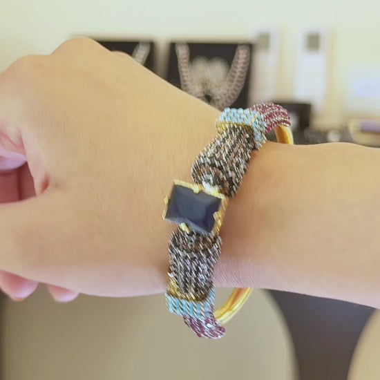 Orya Jewellery Multi Jewel Bangle