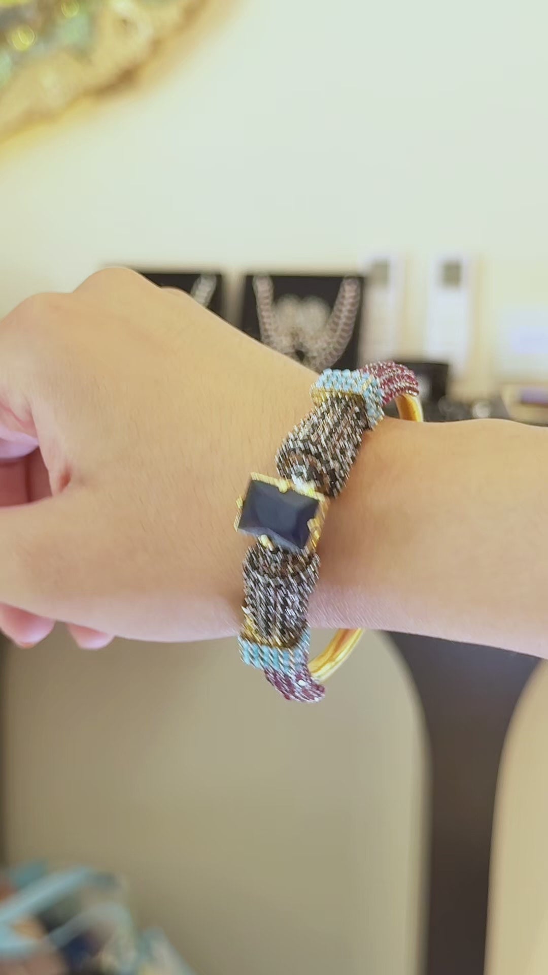 Orya Jewellery Multi Jewel Bangle