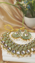 H&A Jewellery Indian Crystal Kundan Necklace Set