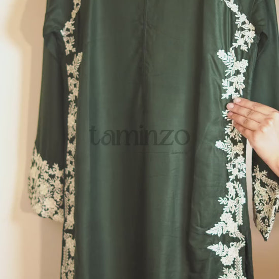 Stylish Collection Aaraish Linen Embroidered Stitched 2-Piece Suit–Margarita