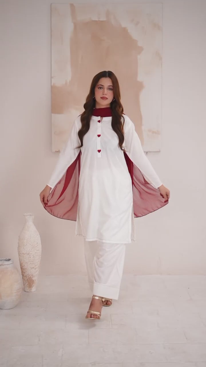 Stylish Collection Luxe Edit Linen Stitched 3-Piece Suit-Noor