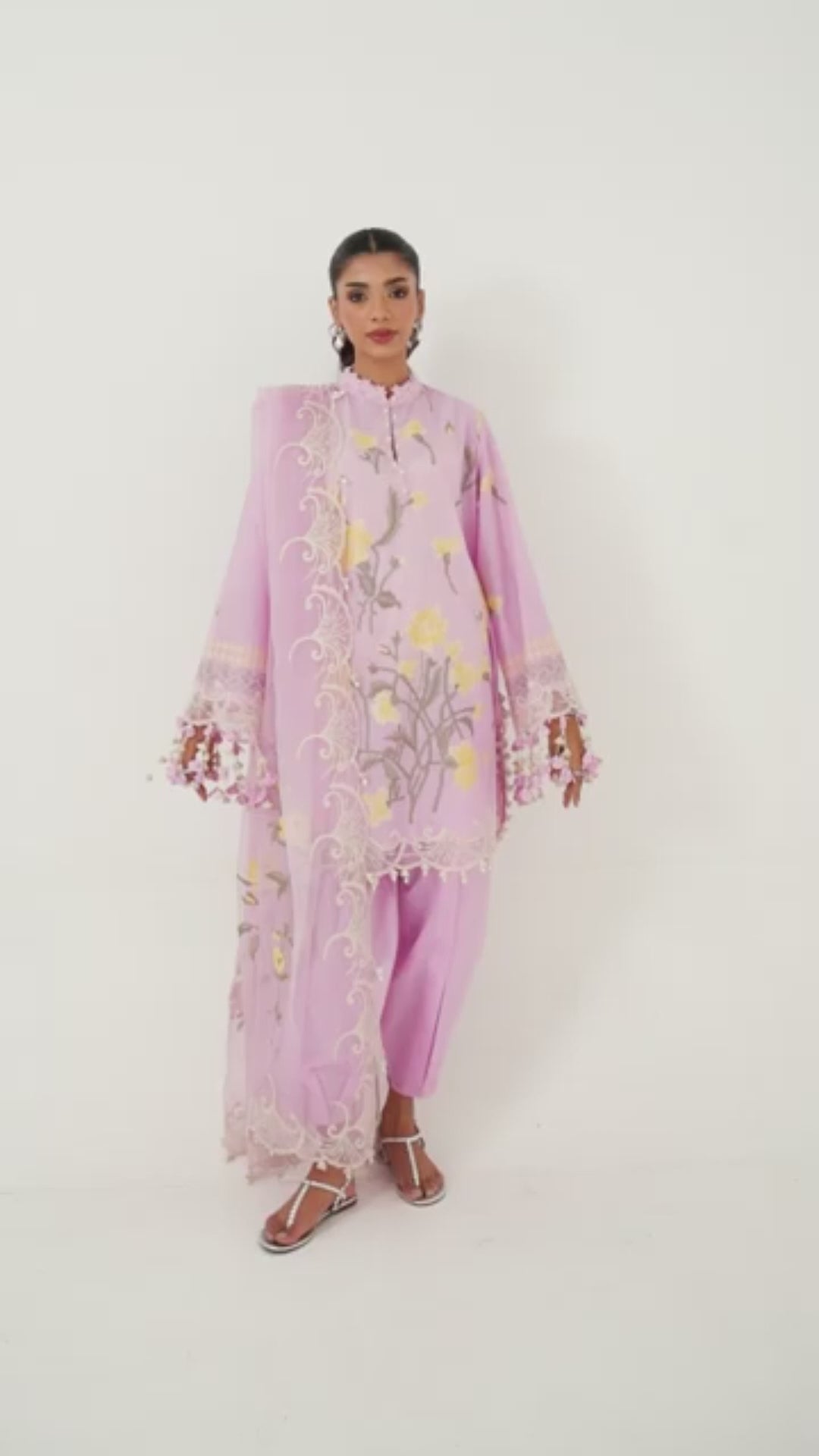 Sana Safinaz Lawn Embroidered Unstitched 3-Piece Suit-M251-010B-3CS