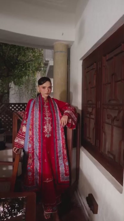 Binilyas Lumina Summer Lawn Embroidered Unstitched 3-Piece Suit-L73-B