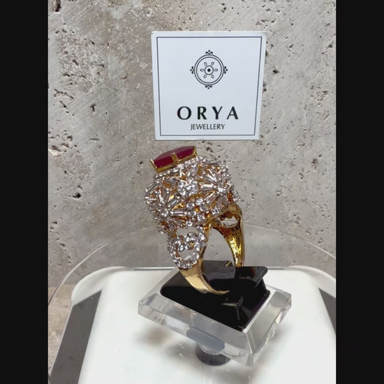 Orya Jewellery Adjustable Crest Ring