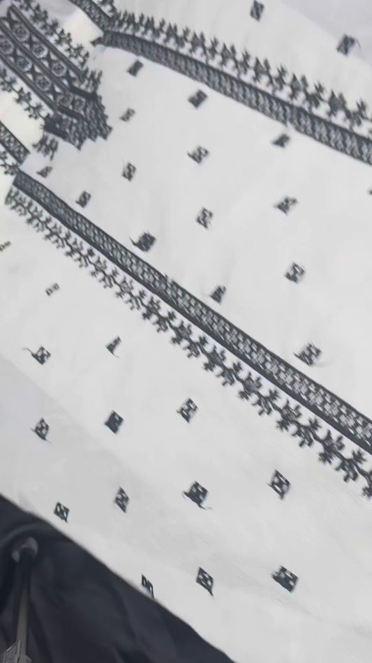 Fehm Chiffon Embroidered Unstitched 3-Piece Suit