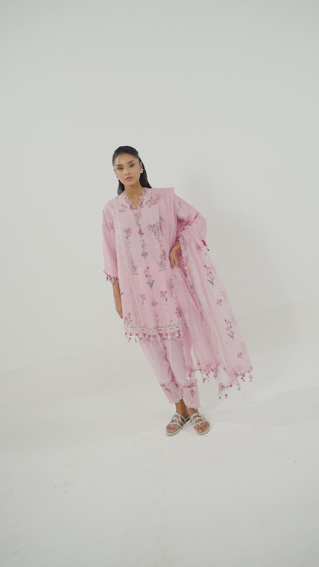 Sana Safinaz Woven Net Embroidered Unstitched 3-Piece Suit-M252-016B-CT