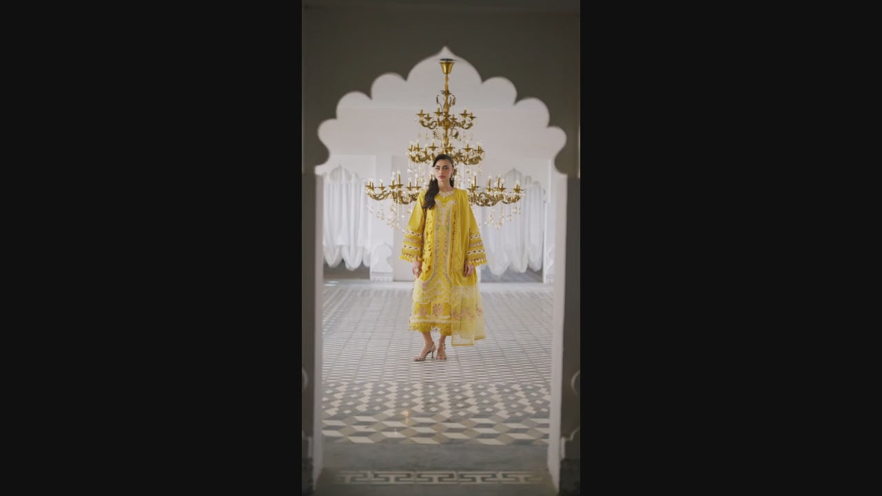Parishay Shangrila Lawn Embroidered Unstitched 3-Piece Suit-SLA-05