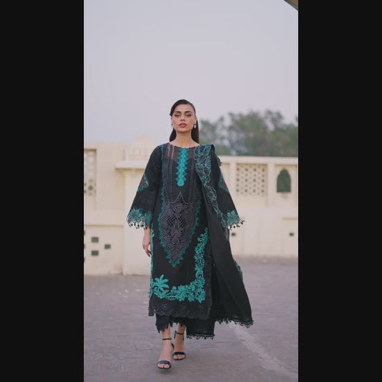Parishay Shangrila Lawn Embroidered Unstitched 3-Piece Suit-SLA-03