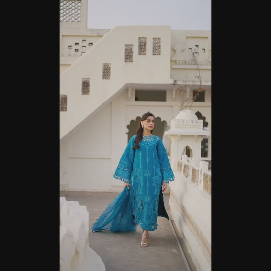 Parishay Shangrila Lawn Embroidered Unstitched 3-Piece Suit-SLA-13