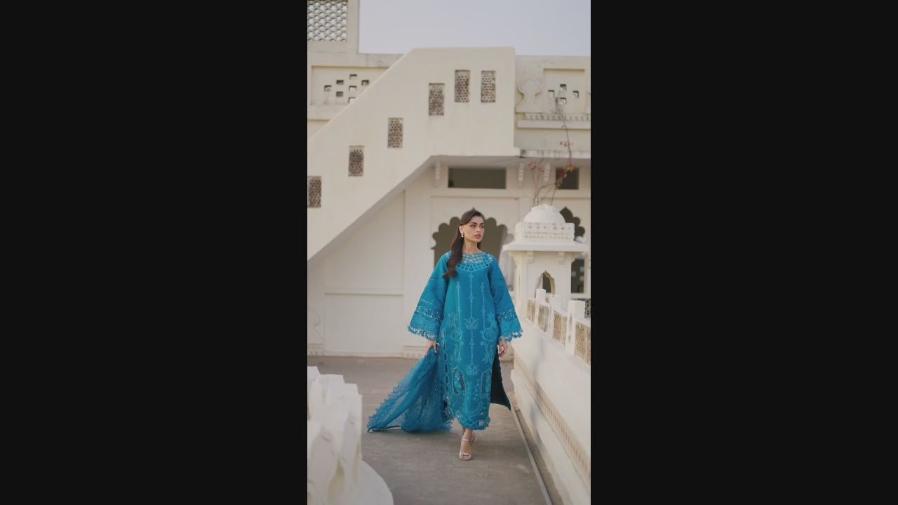 Parishay Shangrila Lawn Embroidered Unstitched 3-Piece Suit-SLA-13