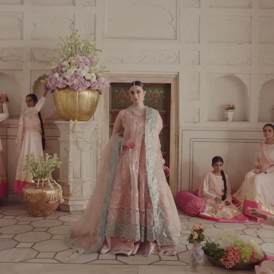 Parishay Ranibagh Luxury Formals Organza Embroidered Unstitched 3-Piece Suit-Roshanara