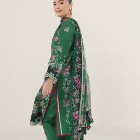 Mahnur Anaya Lawn Vol-1 Embroidered Unstitched 3-Piece Suit-ANA-002