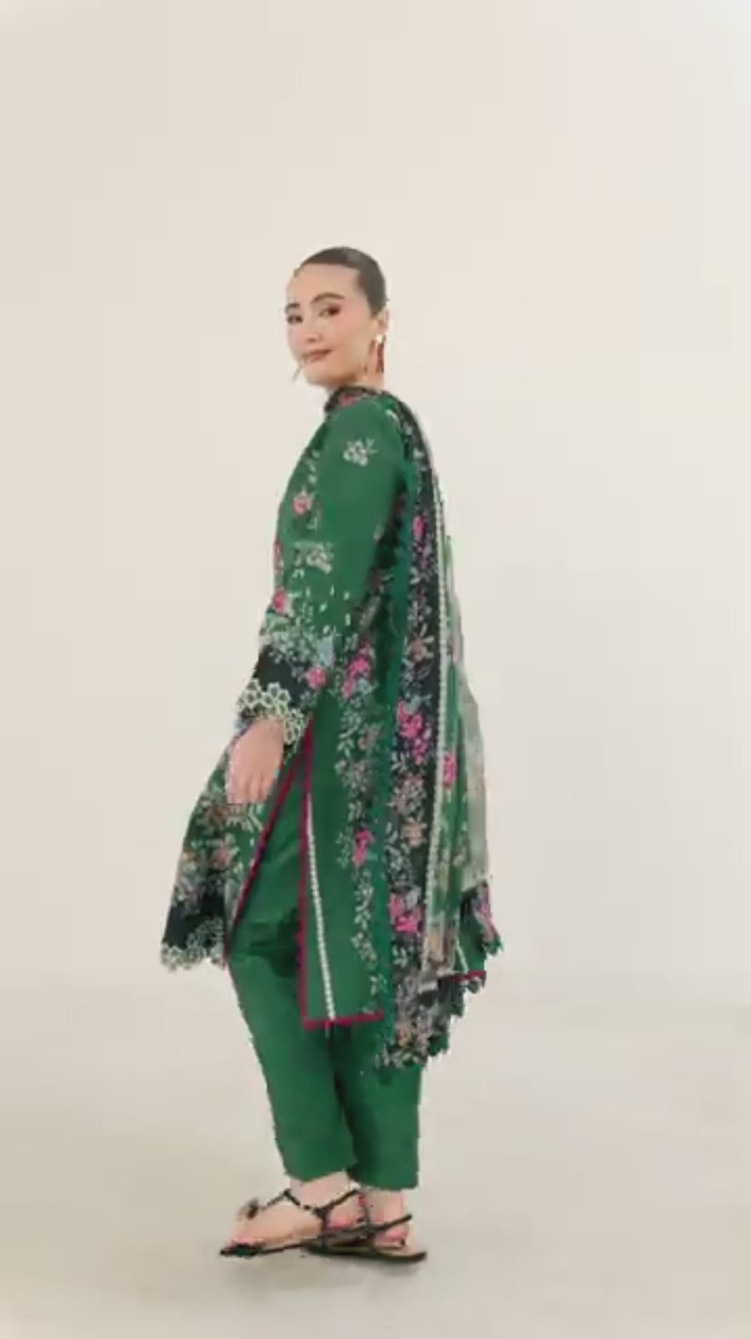 Mahnur Anaya Lawn Vol-1 Embroidered Unstitched 3-Piece Suit-ANA-002