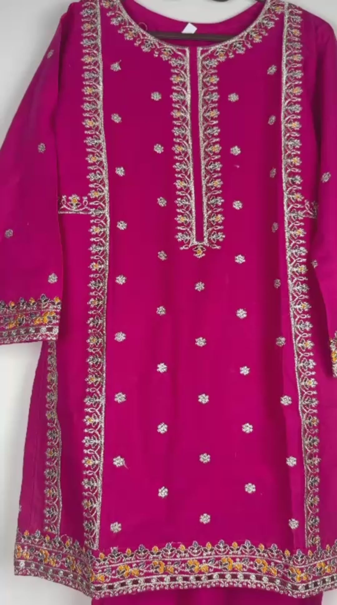 Pink Bin Shaukat Pima Lawn Embroidered Stitched 2-Piece Suit