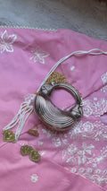 Gold and White-Durwaj's Necklace Set-DW-122