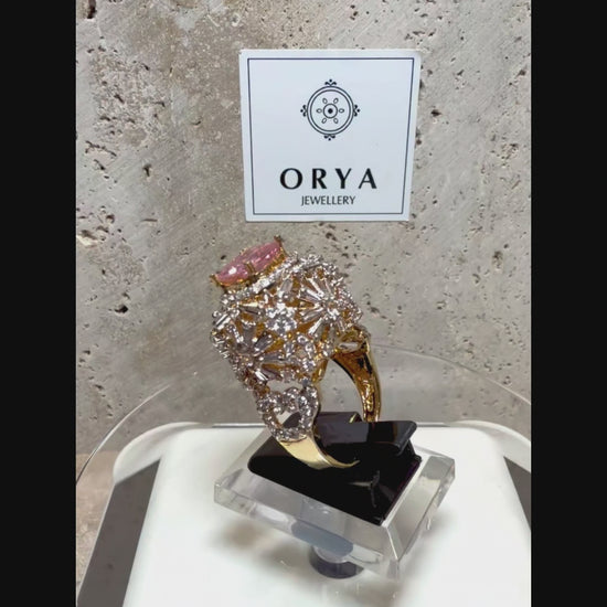 Orya Jewellery Adjustable Crest Ring