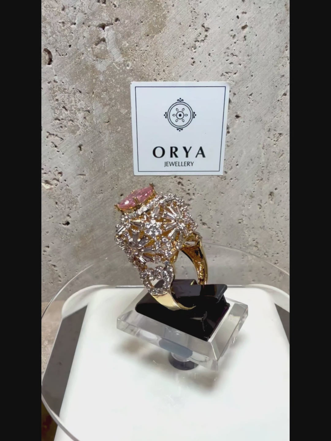 Orya Jewellery Adjustable Crest Ring
