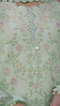 Green-Mahnur Morbagh Luxury Lawn'26 Embroidered Unstitched 3-Piece Suit-M-06