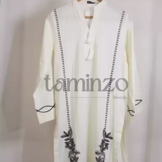 Sehrish Kanwal Doria Lawn Embroidered Stitched 2-Piece Suit-Lisa