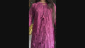 Pink-Savarna Silk Embroidered Stitched 3-Piece Suit-Pink
