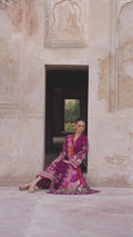 Mulberry Binilyas Suroor Lawn'26 Embroidered Unstitched 3-Piece Suit-242-A