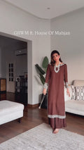 House Of Mahjan Eid Pret I Raw Silk Embellished Stitched 2-Piece Suit