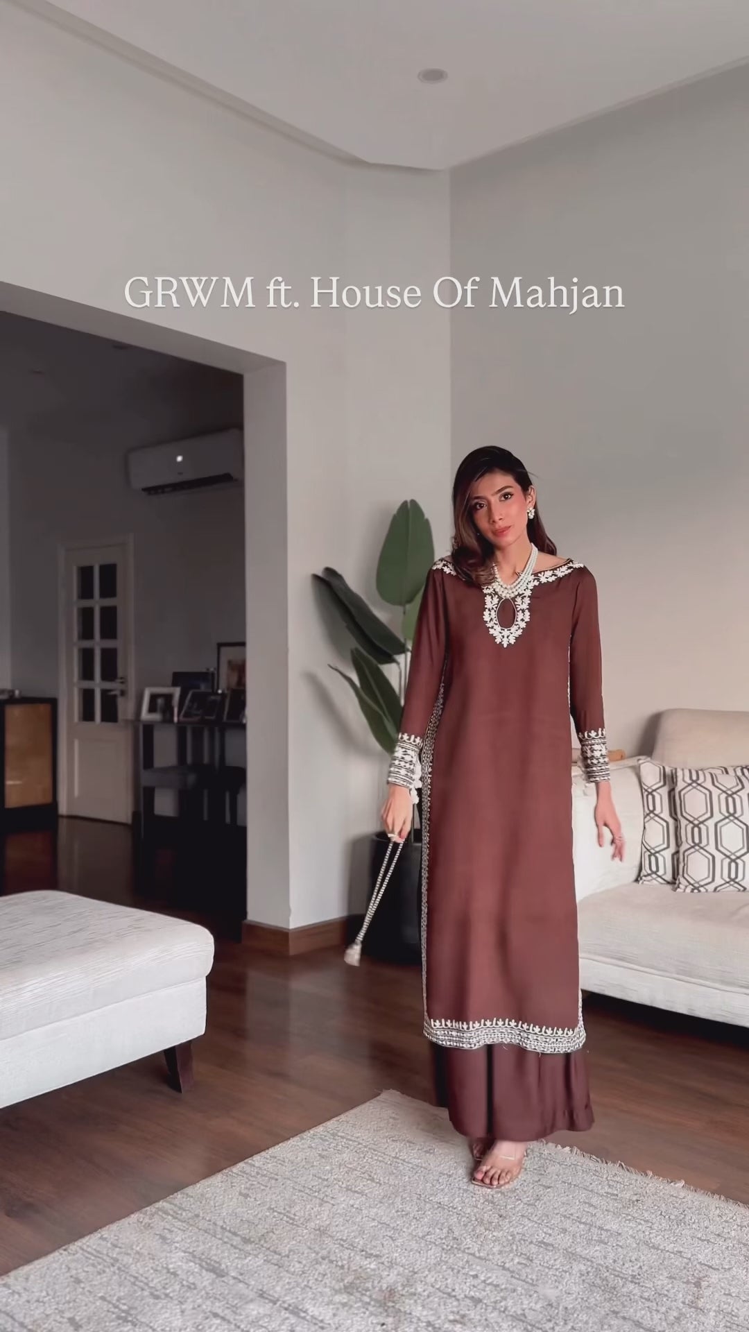 House Of Mahjan Eid Pret I Raw Silk Embellished Stitched 2-Piece Suit