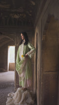 Mint Green Binilyas Suroor Lawn'26 Embroidered Unstitched 3-Piece Suit-243-A