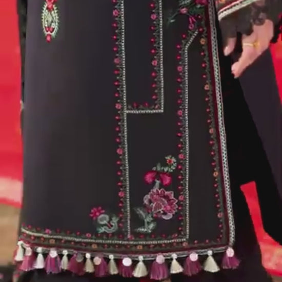 Mahnur Gul Luxury Lawn'26 Embroidered Unstitched 3-Piece Suit-G-013