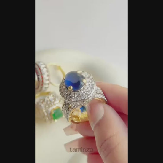 Orya Jewellery Adjustable Round Ring