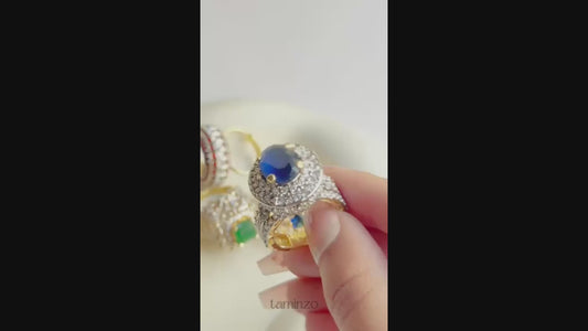 Orya Jewellery Adjustable Round Ring