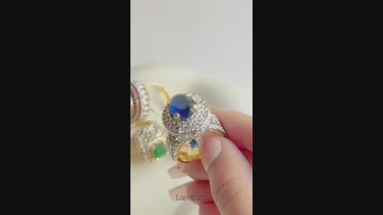 Orya Jewellery Adjustable Round Ring