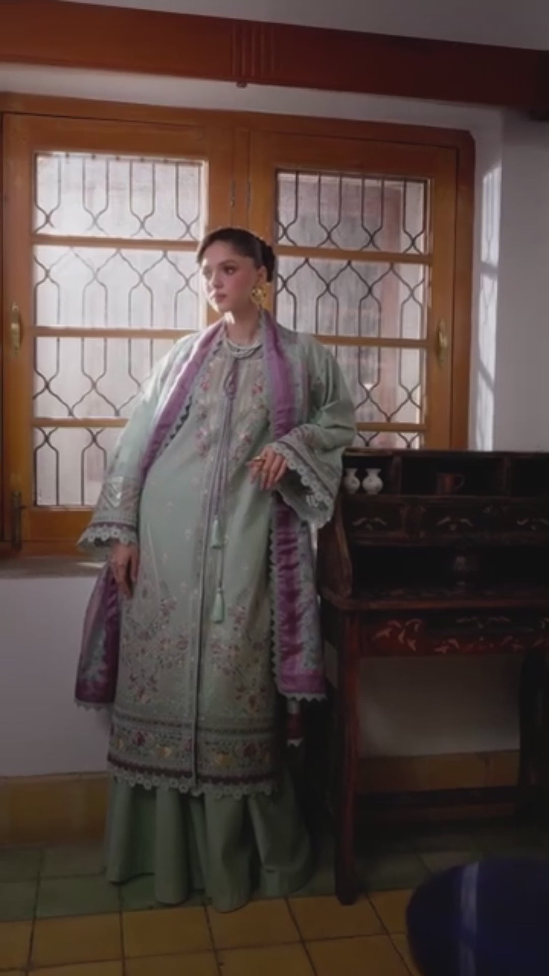 Binilyas Lumina Summer Lawn Embroidered Unstitched 3-Piece Suit-L77-A