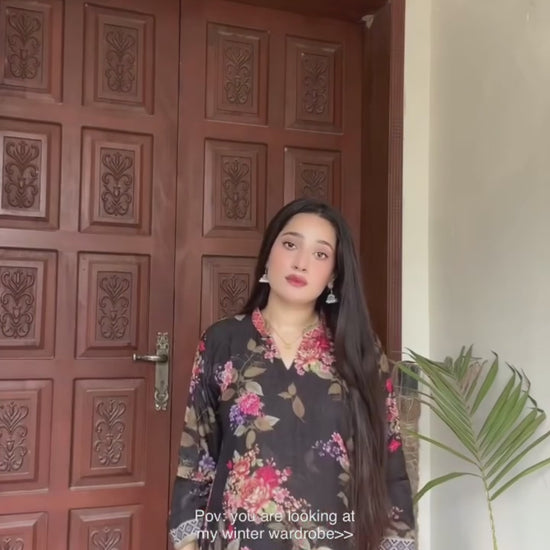 Bin Shaukat Staple Karandi Printed Stitched 2-Piece Suit