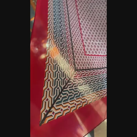 Scarves By Madiha Silk Printed Stole