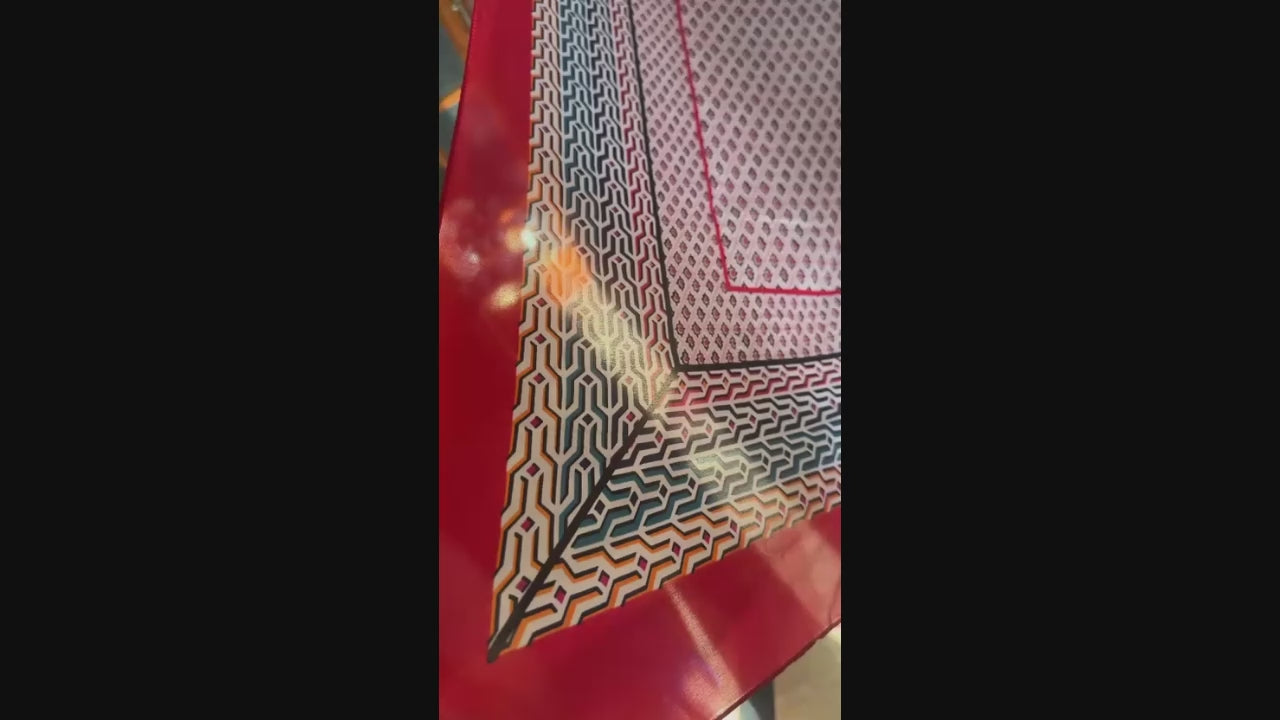 Scarves By Madiha Silk Printed Stole