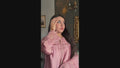 Pink Savarna Silk Embroidered Stitched 3-Piece Suit-Pink