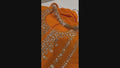 Orange Savarna Cotton Embroidered Stitched 3-Piece Suit-Orange